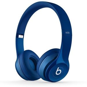Blue Beats Solo wireless headphones; charger and optional wire included